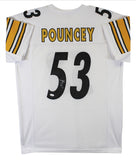 Maurkice Pouncey Authentic Signed White Pro Style Jersey Autographed JSA