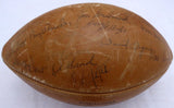 1966 Packers Autographed Football 48 Sigs Lombardi Starr Super Bowl I Beckett