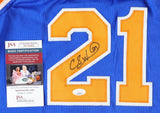 Charlie Ward Signed New York Knicks Jersey JSA COA/ Florida State Heisman Trophy