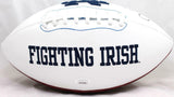 Jack Coan Signed Notre Dame Fighting Irish Logo Football-JSA W *Black