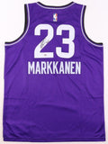 Lauri Markkanen Signed Utah Jazz Jersey (PSA) 2017 1st Round NBA Draft Pick