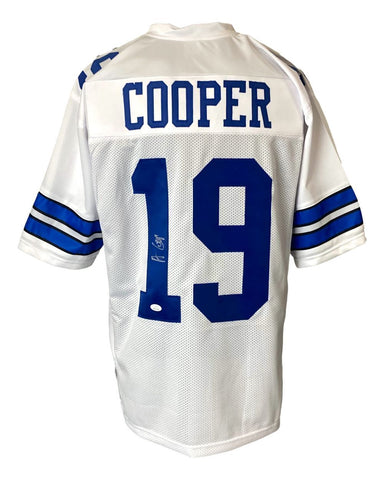 Amari Cooper Dallas Signed White Football Jersey JSA ITP