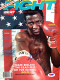 Mark Breland Autographed Signed Fight Magazine Cover PSA/DNA #Q95981