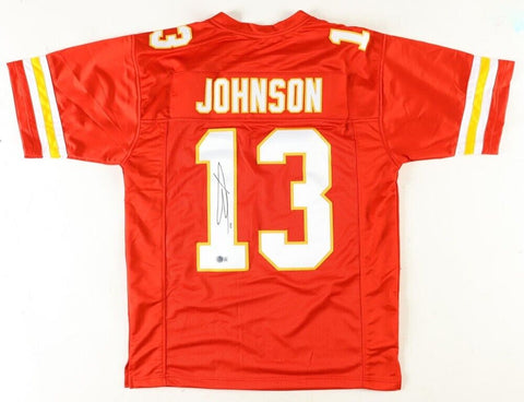 Nazeeh Johnson Signed Kansas City Chiefs Jersey (Beckett) 2xSuper Bowl Champ /DB