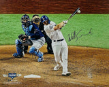 WILL SMITH Autographed 2020 World Series Hitting 16" x 20" Photograph FANATICS