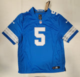 DAVID MONTGOMERY SIGNED DETROIT LIONS NIKE SCREENPRINT AUTHENTIC XL JERSEY BAS