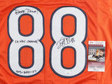 Desmond Clark Signed Chicago Bears Jersey with Multiple Inscriptions (JSA COA)