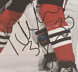 Dustin Byfuglien Signed Chicago Blackhawks Magazine Page JSA AL44214