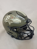 ZAY FLOWERS SIGNED BALTIMORE RAVENS STS SPEEDFLEX HELMET BECKETT QR