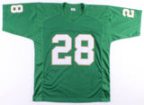 Rocky Bleier Signed Notre Dame Fighting Irish Jersey Inscribed "'66 Natl Champs"