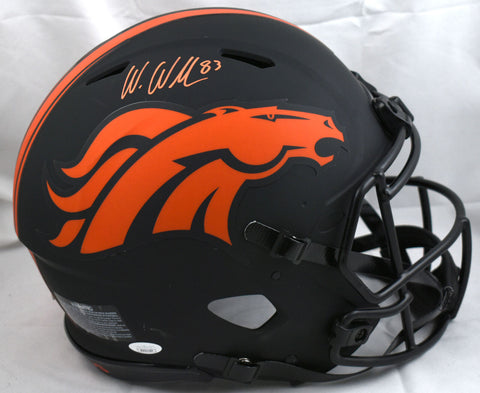 Wes Welker Signed Denver Broncos F/S Eclipse Speed Authentic Helmet - JSA W