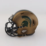 Kenneth Walker III Signed Michigan State Spartans Speed Mini Helmet (Beckett) RB