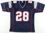 Corey Dillon Signed New England Patriots Jersey (Beckett) Super Bowl XXXIX Champ