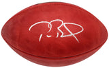 Tom Brady Autographed NFL Leather SB XXXIX Logo Football Fanatics AA0104084