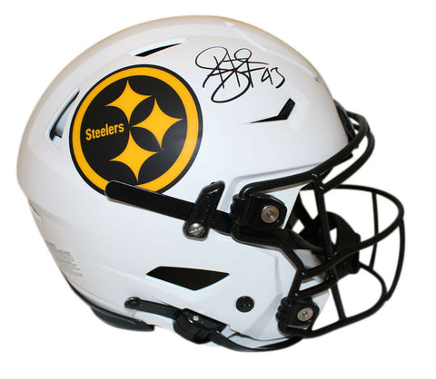 Troy Polamalu Signed Steelers Authentic Lunar Speed Flex Helmet BAS 34219