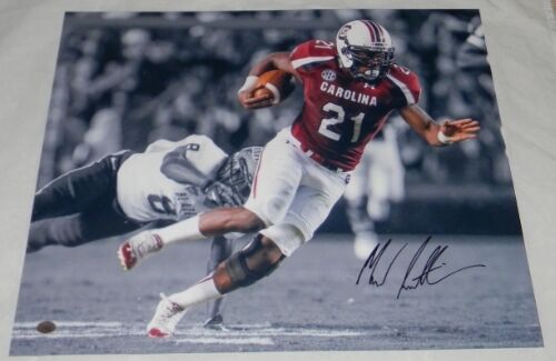 MARCUS LATTIMORE AUTOGRAPHED SIGNED SOUTH CAROLINA GAMECOCKS 16x20 PHOTO GTSM