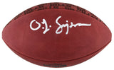 Bills O.J. Simpson Signed "The Duke" Team Showcase Football W/ Case JSA Witness