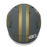 Rashid Shaheed Autographed New Orleans Saints 'Slate' Mini Speed Helmet Beckett