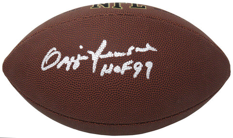 Ozzie Newsome BROWNS Signed Wilson SuperGrip Full Size NFL Football w/HOF'99- SS