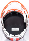 Ozzie Newsome Autographed Browns F/S Flash Speed Helmet w/HOF- Beckett W Holo