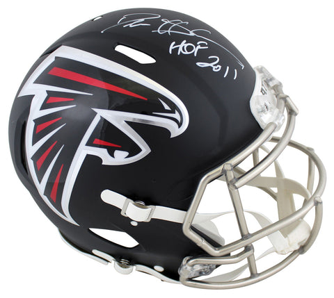 Falcons Deion Sanders "HOF 2011" Signed 2020 Full Size Speed Proline Helmet BAS