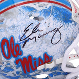 Eli Manning Autographed Ole Miss Rebels Real Tree Camo Mini Helmet Fanatics