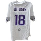 Justin Jefferson Autographed Minnesota Vikings 24 Alt Nike XL Jersey BAS 48824