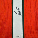 Autographed/Signed Cameron Cam Ward Miami Orange College Football Jersey JSA COA