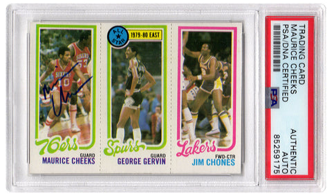 Maurice Cheeks Signed 76ers 1980-81 Topps Rookie Card #178 - (PSA Encapsulated)