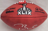 TOM BRADY AUTO PATRIOTS NFL LEATHER SUPER BOWL LOGO FOOTBALL FANATICS 206037