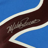 Autographed/Signed MIKE SCHMIDT Philadelphia Retro Blue Baseball Jersey JSA COA