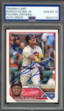 Ronald Acuna Jr. PSA 10 AUTO 2023 Topps #150 On Card GEM MINT AUTO