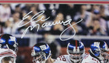 Eli Manning Signed Framed New York Giants 16x20 Football Photo Fanatics