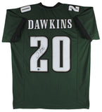 Brian Dawkins Authentic Signed Green Jersey Autographed BAS Witnessed