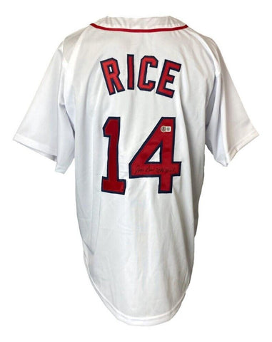 Jim Rice Signed Boston Red Sox Jersey Inscribed "78 AL MVP" (Beckett) HOF 2009