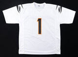 Ja'Marr Chase Signed Bengals Jersey (Player Holo) Cincinnati's 1st Rd Pick 2021