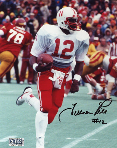 TURNER GILL AUTOGRAPHED SIGNED NEBRASKA CORNHUSKERS 8x10 PHOTO COA