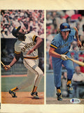 Robin Yount Signed Milwaukee Brewers Magazine Page BAS S37786