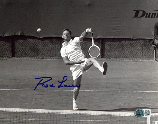 Rod Laver Authentic Signed 8x10 Horizontal Black & White Photo Autographed BAS 2