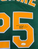 Mark McGwire Autographed Oakland Athletics Signed Majestic Baseball Jersey JSA