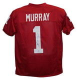 Kyler Murray Autographed/Signed College Style Red Jersey Beckett 24982