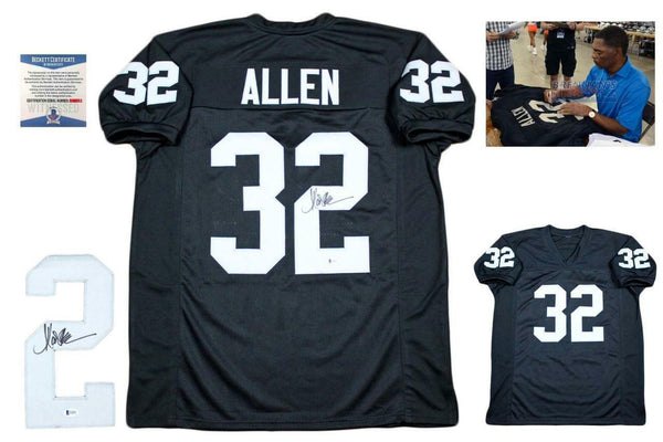 Marcus Allen Autographed SIGNED Jersey - Beckett Authentic w/ Photo - Black