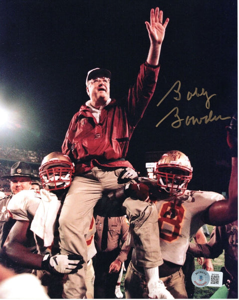 Bobby Bowden Autographed Florida State Seminoles 8x10 Photo Beckett #6