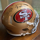 Brock Purdy AND George Kittle Autographed Signed FS AUTHENTIC Helmet Beckett