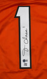 Ja'Marr Chase Autographed Orange Pro Style Jersey-Beckett W Hologram *Black