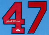 Jack Morris Signed Minnesota Twins 31x35 Custom Framed Jersey (JSA) 1991 Game 7
