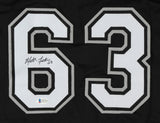 Matt Foster Signed Chicago White Sox Black Jersey (Beckett COA) Rookie Reliever