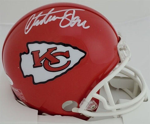 Christian Okoye Signed Kansas City Chiefs Mini Helmet (JSA) Nigerian Nightmare