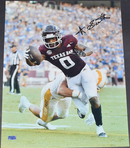 AINIAS SMITH AUTOGRAPHED SIGNED TEXAS A&M AGGIES 16x20 PHOTO COA