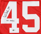 Archie Griffin Signed Ohio State Buckeyes Jersey Inscribed H.T 1974/75 (Beckett)